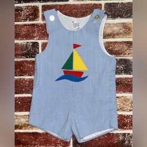 Vintage Samara sailboat shortall Jon Jon 2t 17.5” sts